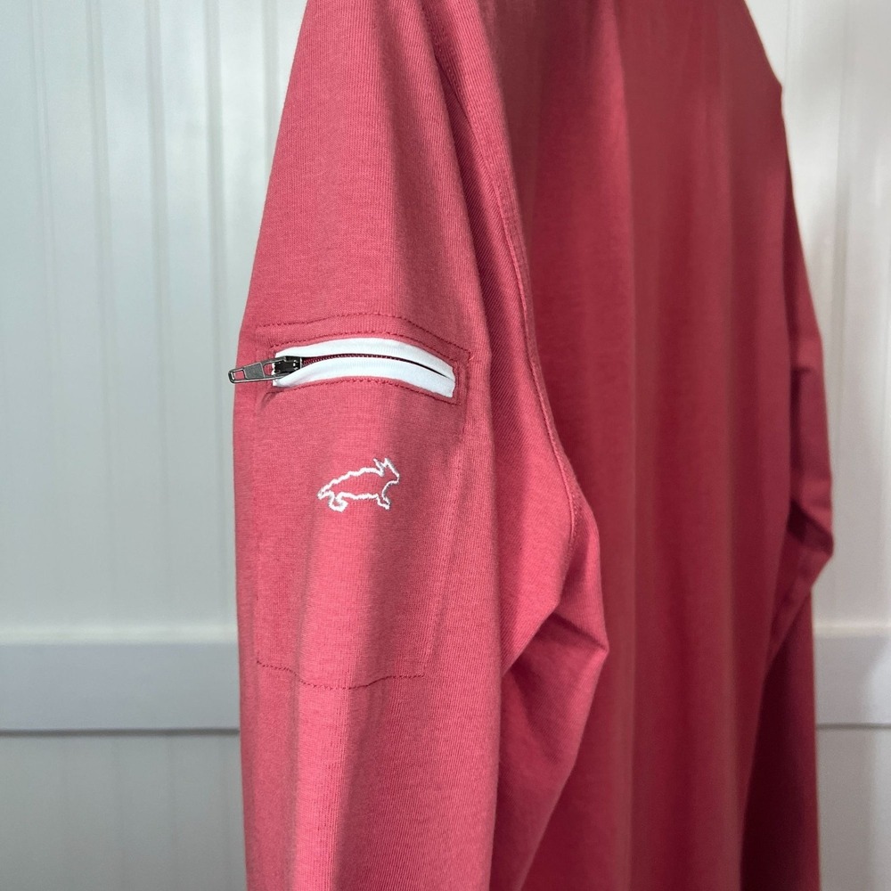 Horny Toad Sweater Gorpcore Long Sleeve Scarlet Logo Pullover Pocket Activewear - Picture 7 of 10